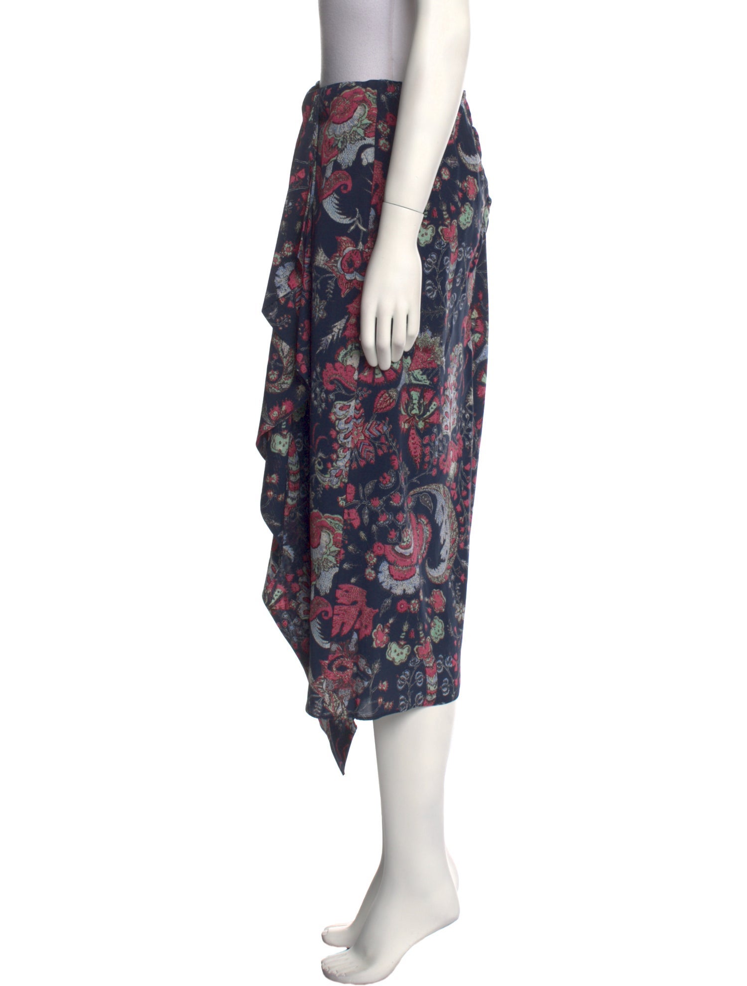 Isabel Marant Silk Midi Length Skirt