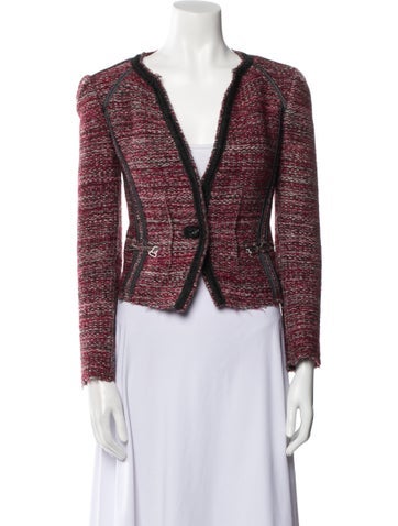 Isabel Marant Jackets Virgin Wool Colorblock Pattern Evening Jacket XS