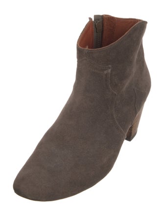 Isabel Marant Suede Western Boots