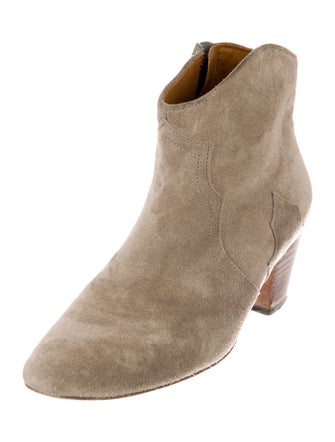Isabel Marant Suede Western Boots