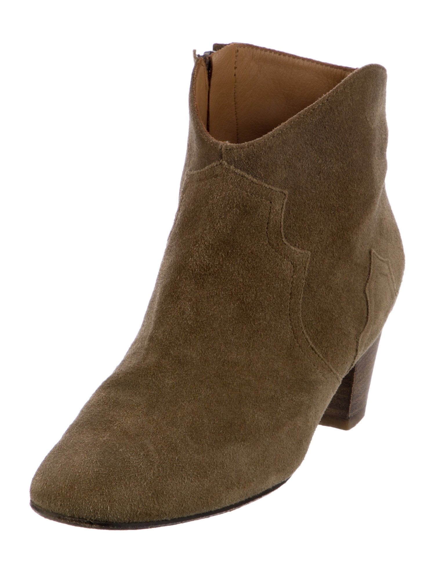 Isabel Marant Suede Western Boots