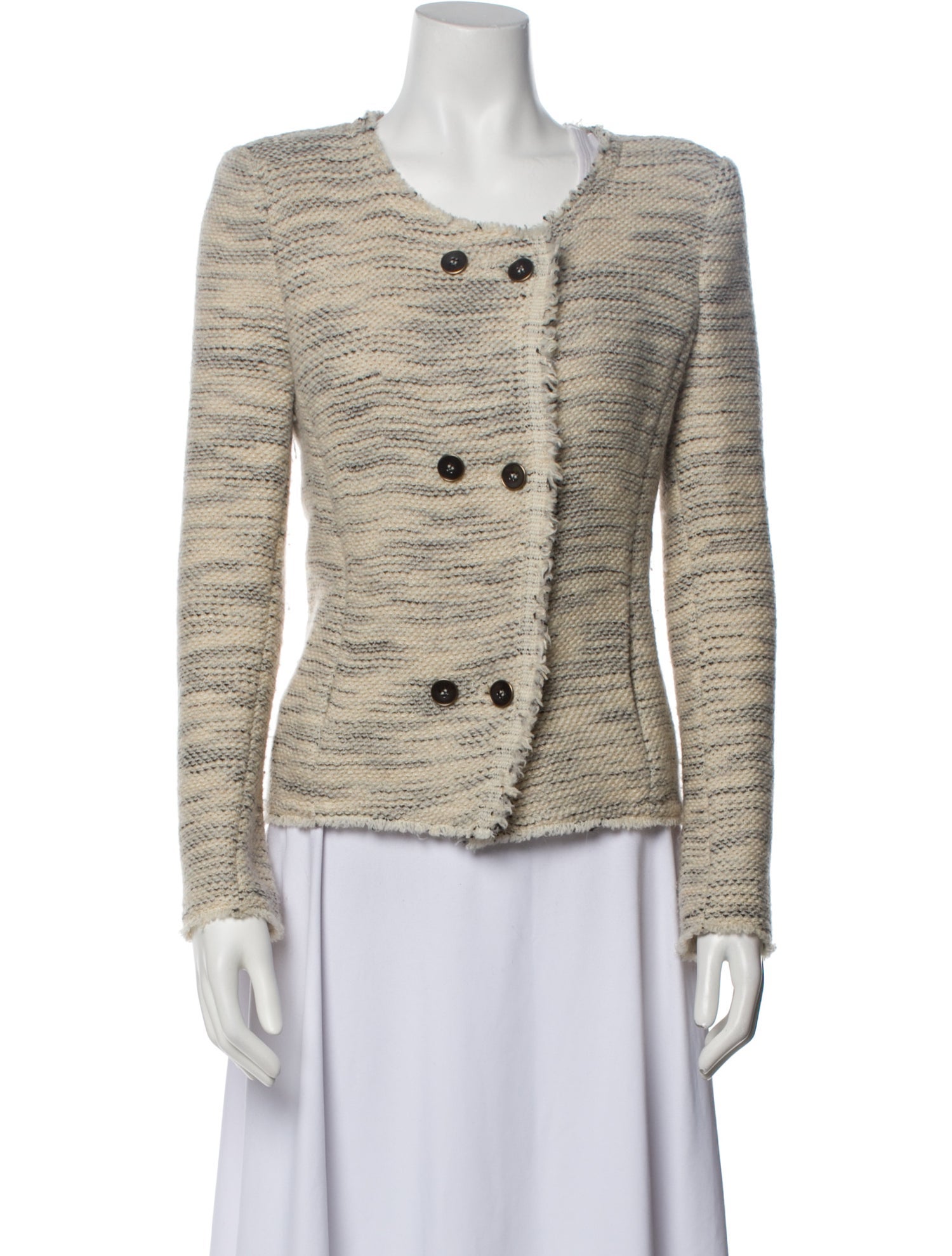 Isabel Marant Tweed Pattern Evening Jacket