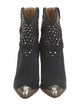 Isabel Marant Suede Studded Accents Western Boots