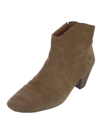 Isabel Marant Suede Western Boots