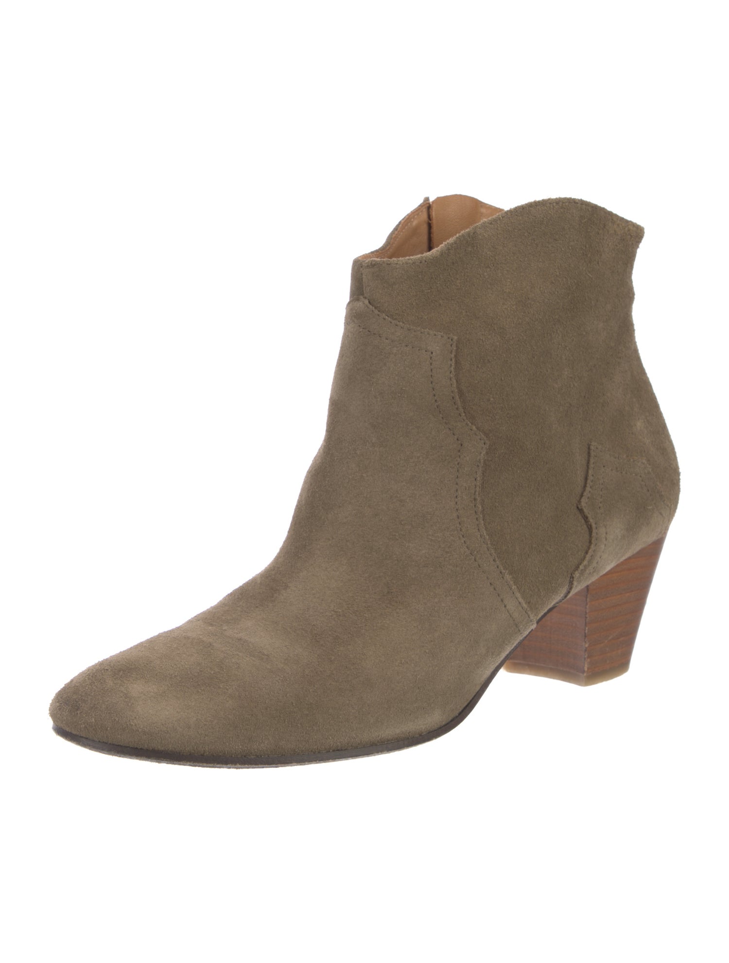 Isabel Marant Suede Western Boots