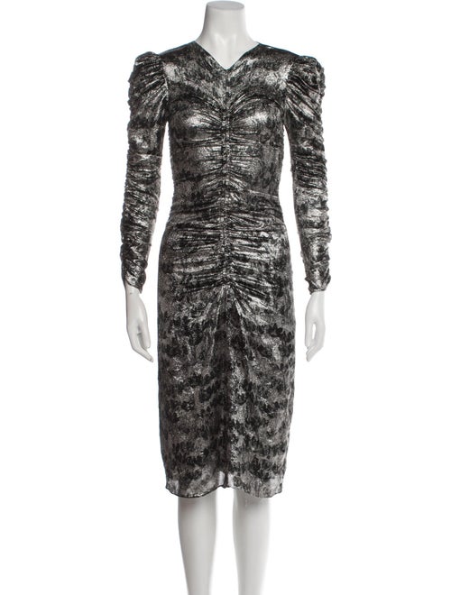 Isabel Marant Silk Knee-Length Dress