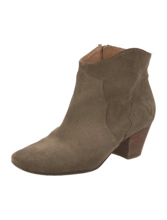 Isabel Marant Suede Western Boots
