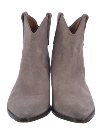 Isabel Marant Suede Western Boots