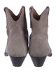 Isabel Marant Suede Western Boots