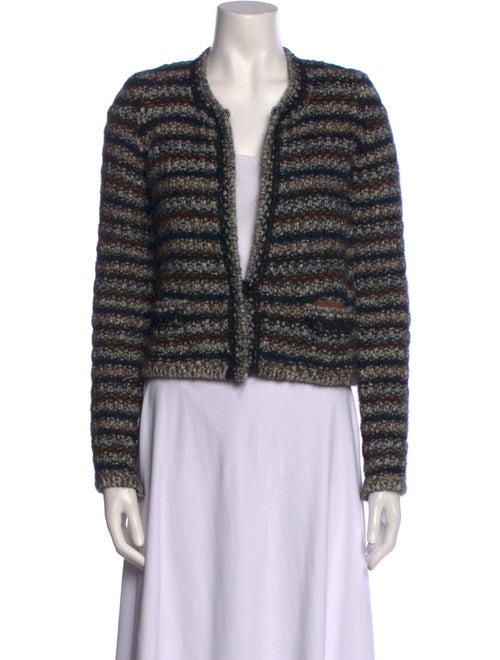 Isabel Marant Striped V-Neck Sweater