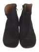 Isabel Marant Suede Colorblock Pattern Western Boots