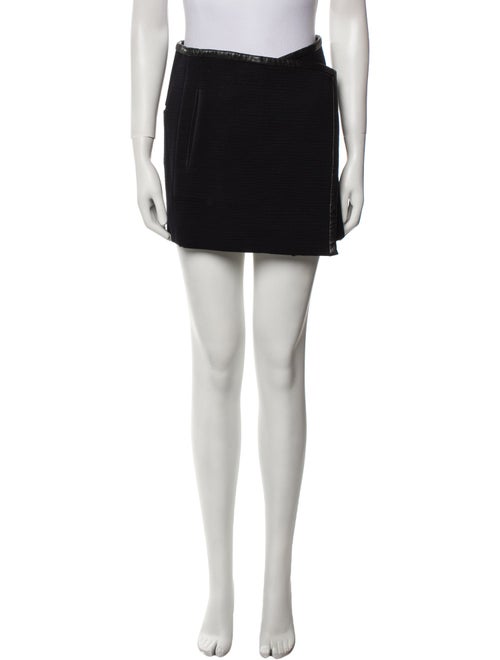 Isabel Marant Leather Trim Embellishment Mini Skirt