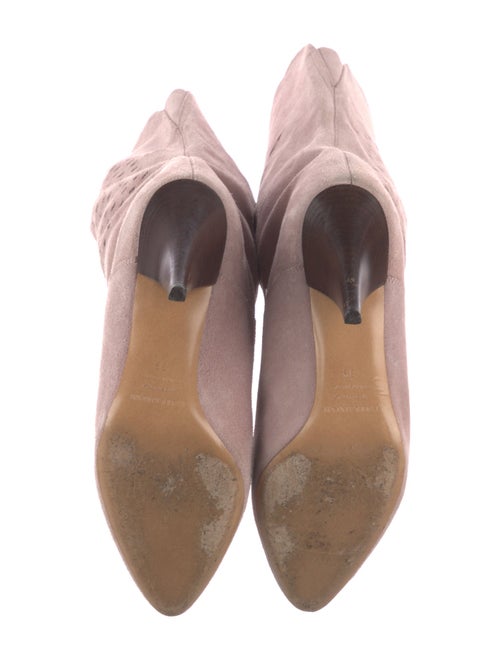 Isabel Marant Suede Cutout Accent Sock Boots