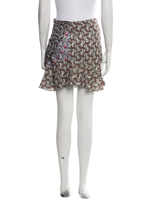 Isabel Marant Floral Print Mini Skirt