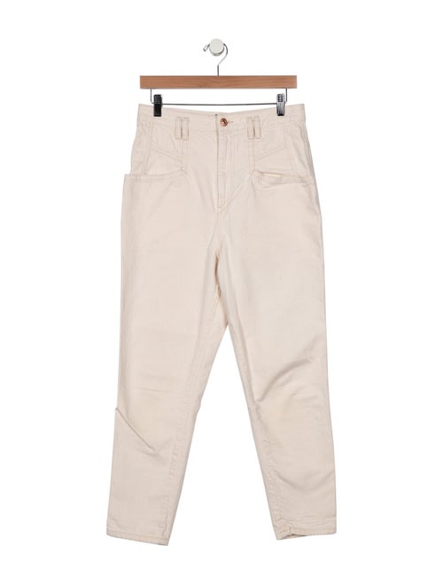 Isabel Marant High-Rise Straight Leg Jeans