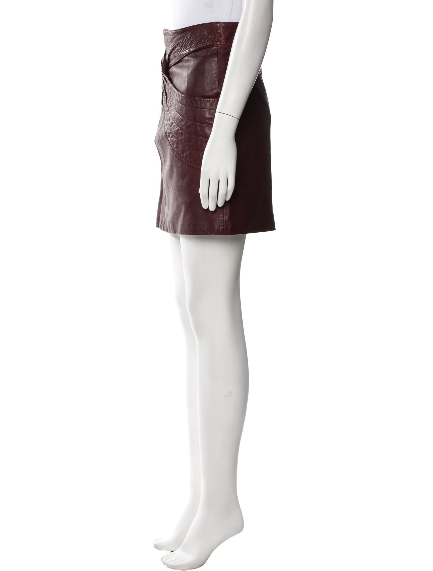 Isabel Marant Lambskin Mini Skirt