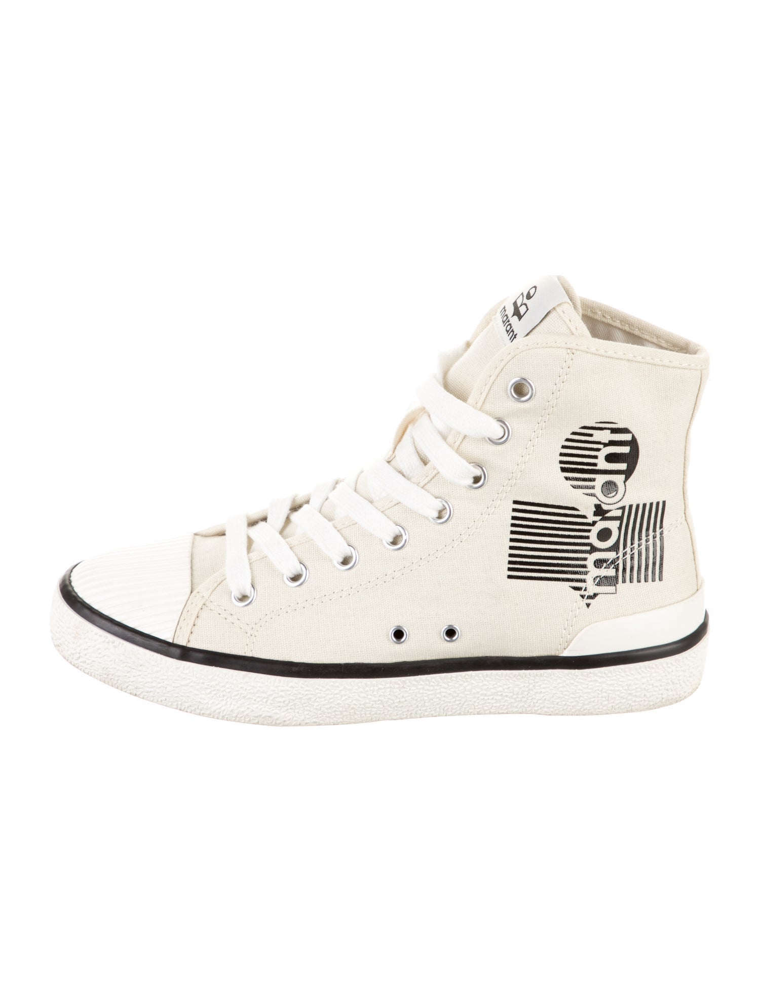 Isabel Marant Canvas Printed Sneakers