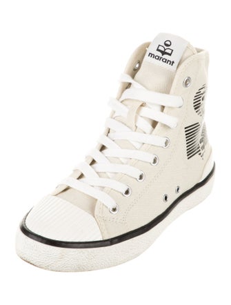 Isabel Marant Canvas Printed Sneakers