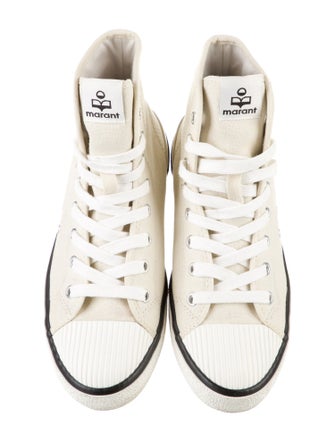 Isabel Marant Canvas Printed Sneakers