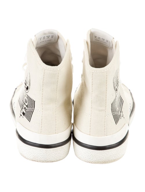 Isabel Marant Canvas Printed Sneakers