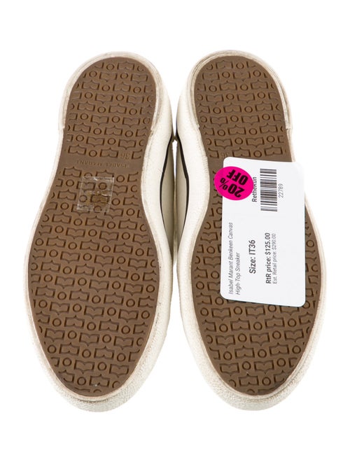 Isabel Marant Canvas Printed Sneakers