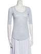 Isabel Marant Linen Scoop Neck T-Shirt