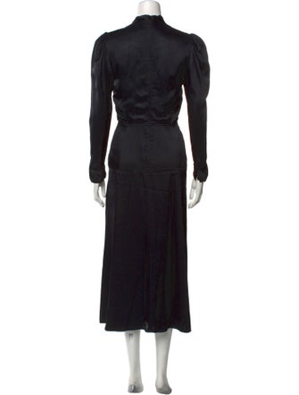 Isabel Marant Mock Neck Long Dress