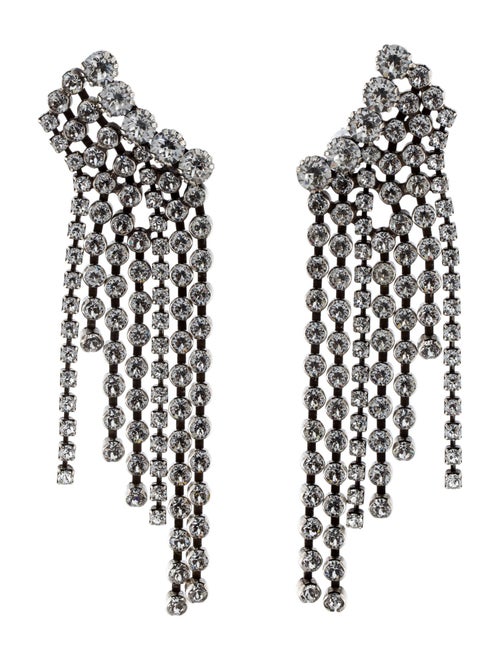 Isabel Marant Crystal Fringe Drop Earrings