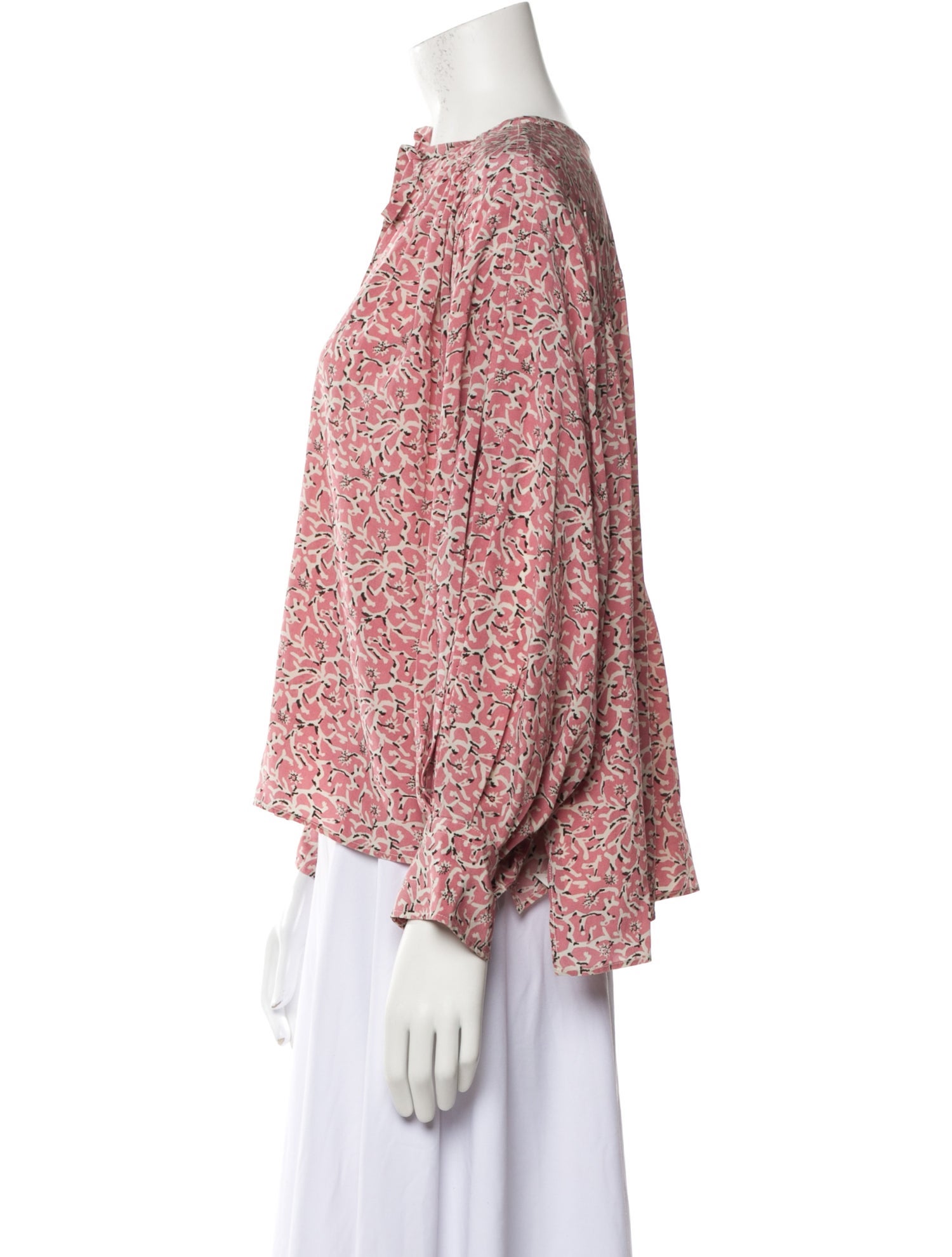 Isabel Marant Silk Floral Print Blouse
