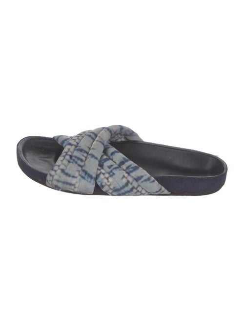 Isabel Marant Leather Printed Slides