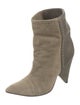 Isabel Marant Suede Eyelet Trim Boots