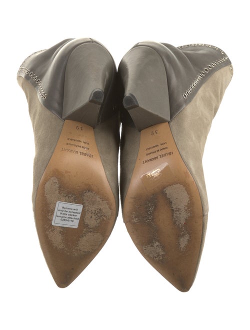 Isabel Marant Suede Eyelet Trim Boots