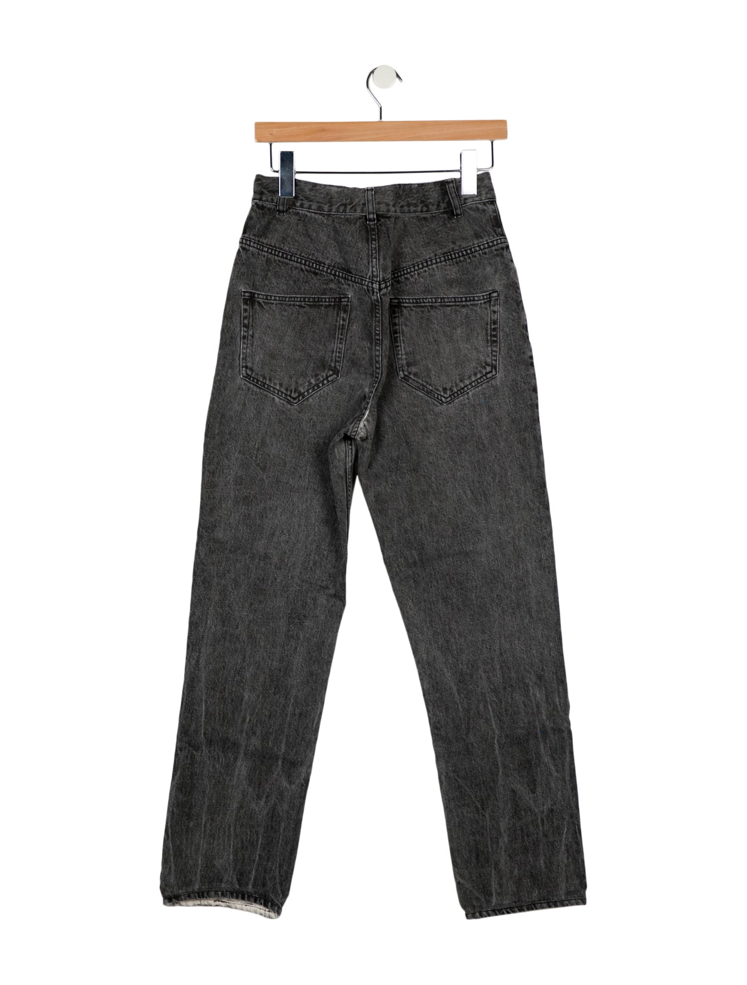 Isabel Marant High-Rise Straight Leg Jeans