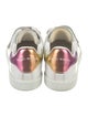 Isabel Marant Leather Colorblock Pattern Sneakers