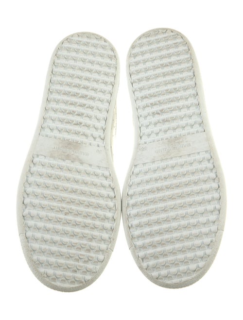 Isabel Marant Leather Colorblock Pattern Sneakers