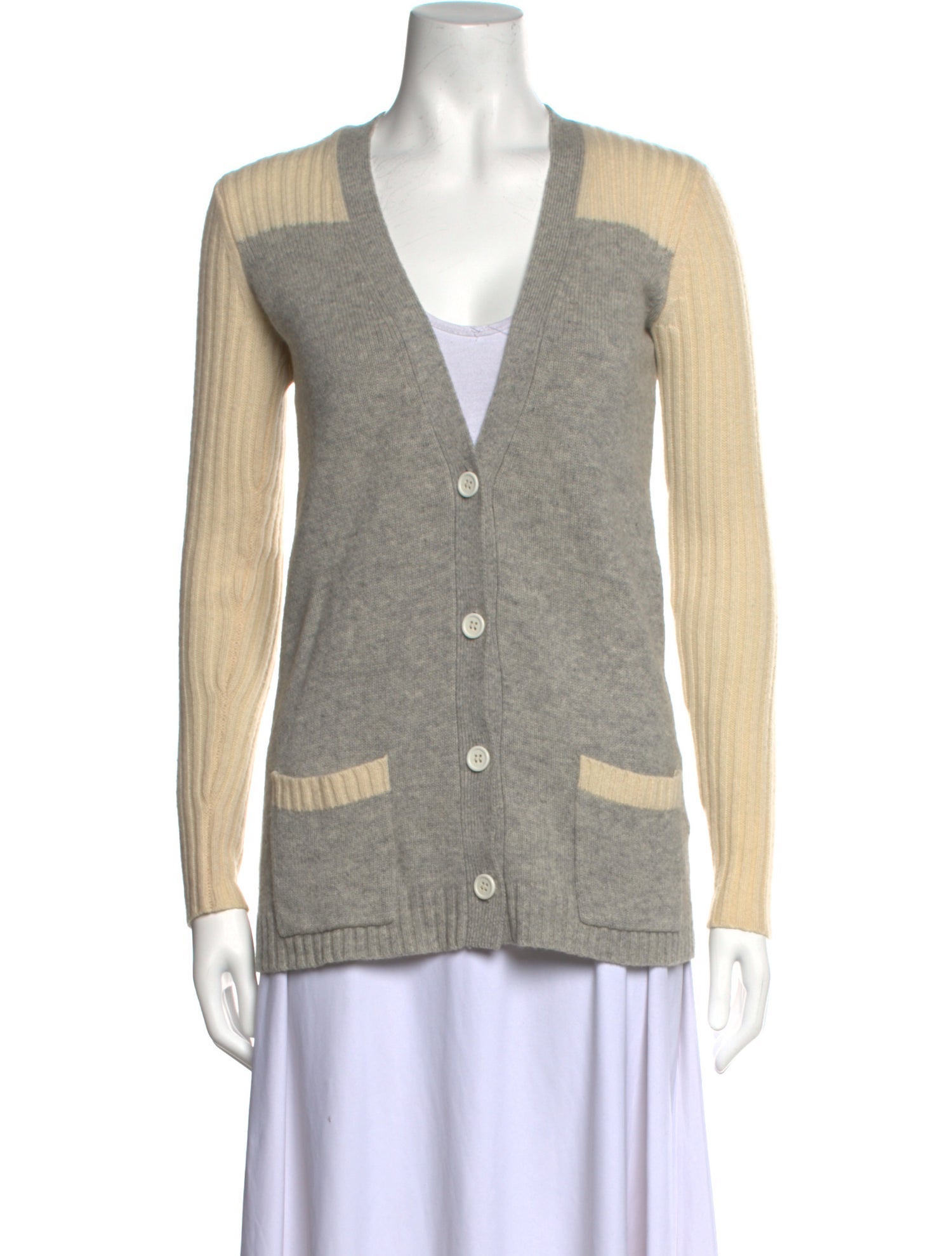 Isabel Marant Cashmere Colorblock Pattern Sweater