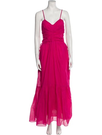 Isabel Marant V-Neck Long Dress