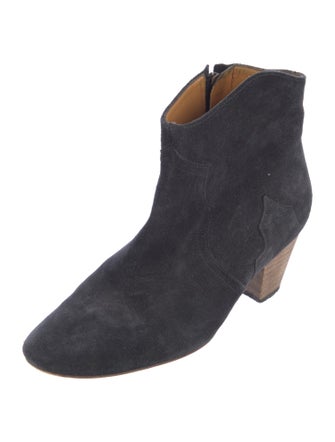 Isabel Marant Suede Western Boots