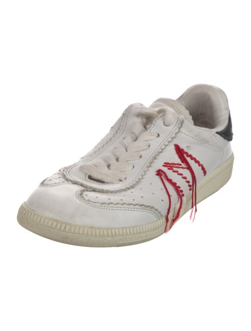 Isabel Marant Leather Printed Sneakers