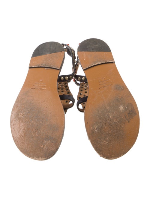 Isabel Marant Suede Studded Accents Gladiator Sandals