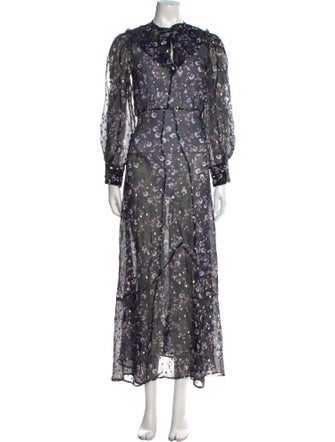 Isabel Marant Silk Long Dress