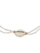 Isabel Marant Shell & Bead Ras Du Cou Strand Necklace