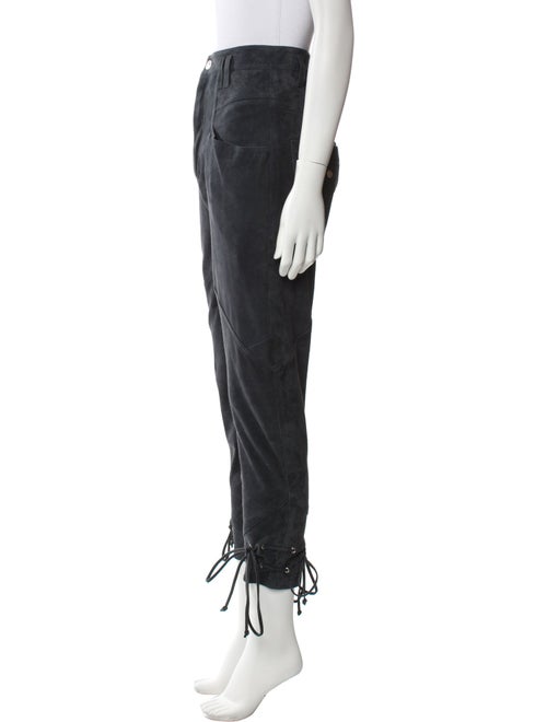 Isabel Marant Leather Skinny Leg Pants