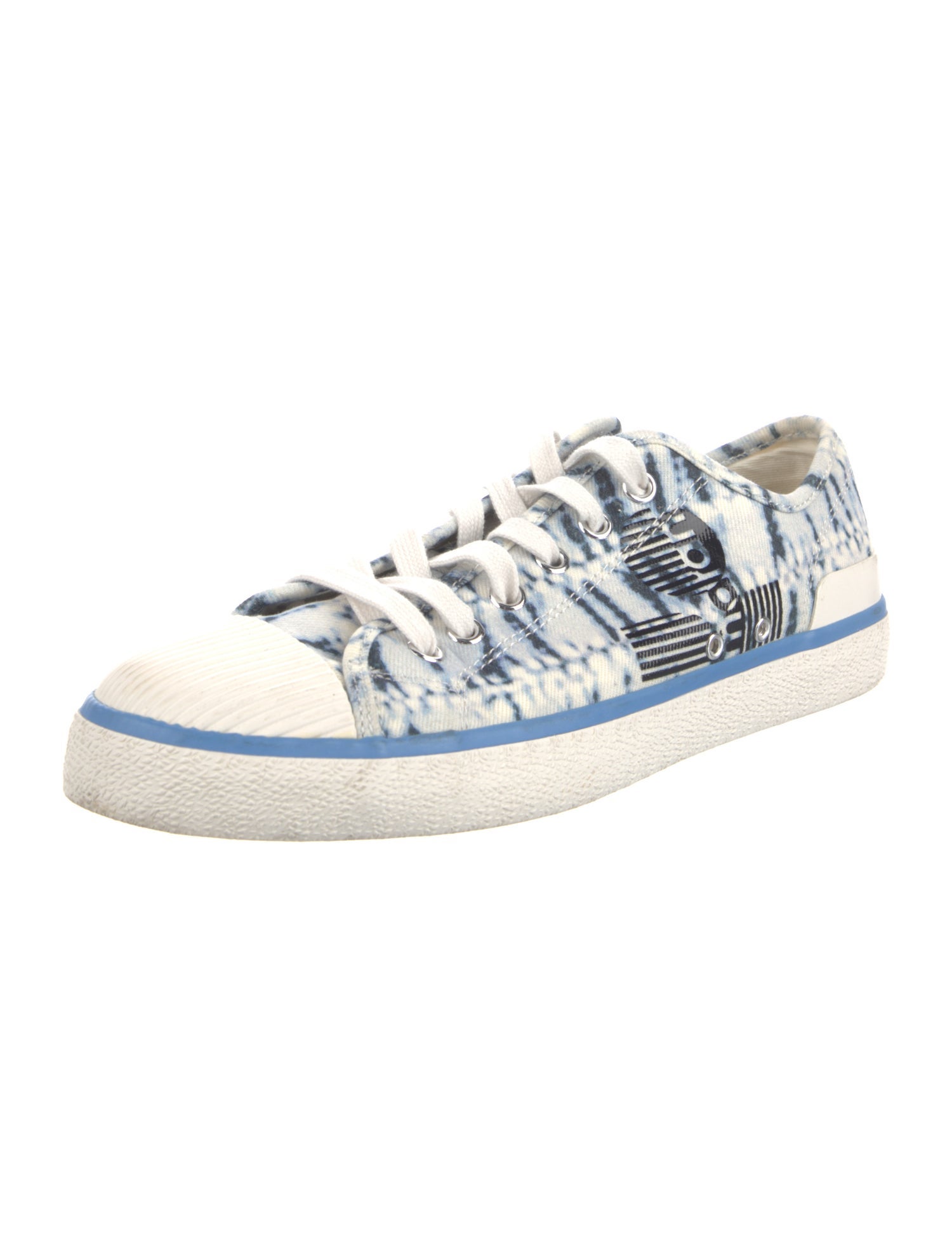 Isabel Marant Canvas Printed Sneakers