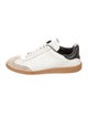 Isabel Marant Leather Colorblock Pattern Sneakers