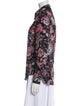 Isabel Marant Floral Print Long Sleeve Button-Up Top
