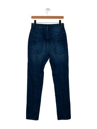 Isabel Marant High-Rise Straight Leg Jeans