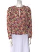 Isabel Marant Silk Floral Print Blouse