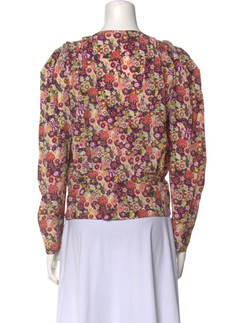 Isabel Marant Silk Floral Print Blouse