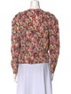 Isabel Marant Silk Floral Print Blouse